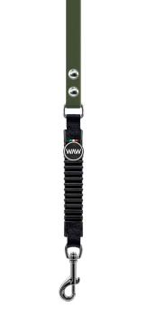 WAW Icon Village Leash 125cm Forest Green/Black Gr. S